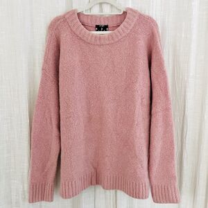 Lord & Taylor Pink Crew Neck Sweater